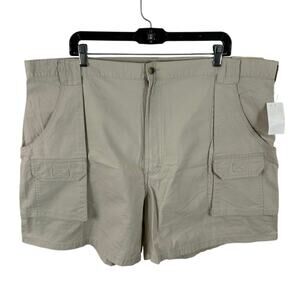 Woolrich Cargo Shorts Beige Tan Size 44 Outdoors Hiking Summer Casual NEW